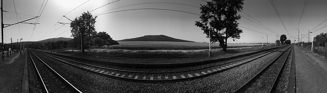 panorama železnice